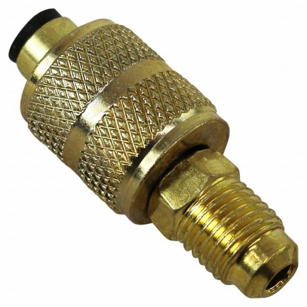 【送料220円】R410A用 エアコン ガスチャージ 変換 アダプター 『オス1/4 × メス5/16』 カーエアコン マニホールドゲージ 修理 工具