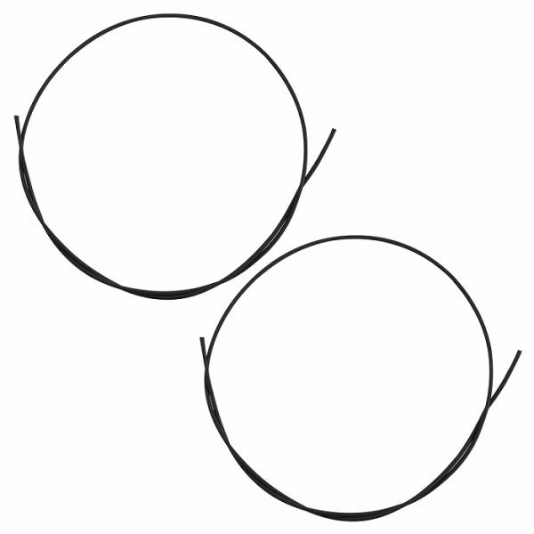 【送料220円】『φ3mm×1m×2本set』熱収縮チューブ 3ミリ 黒/ブラック 配線保護 ラバー ゴム チューブ 絶縁 配線カバー 電装 配線 防水