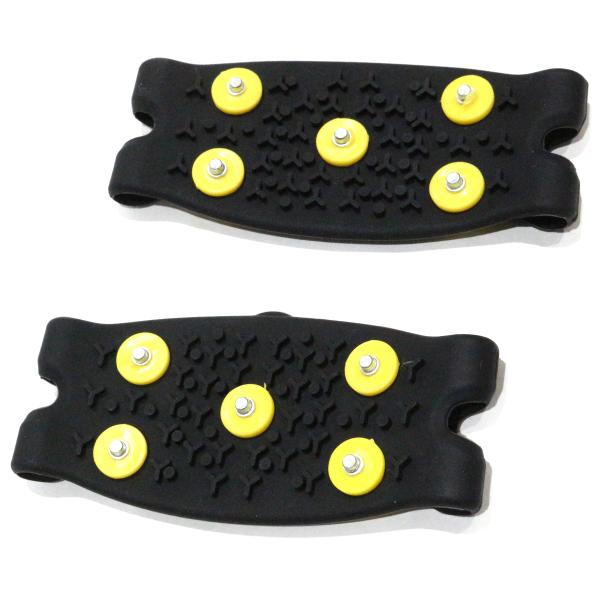 【送料220円】スノースパイク 靴 滑り止め 一足分 20〜27cm コンパクト スニーカー パンプス ヒール すべり止め 雪道 アイス グリップ