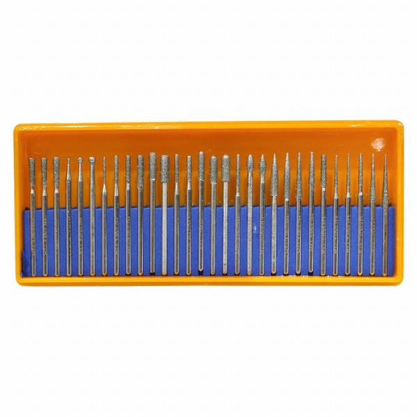 送料220円】ダイヤモンドビット 30本セット 軸径2mm 電着 ダイヤモンド