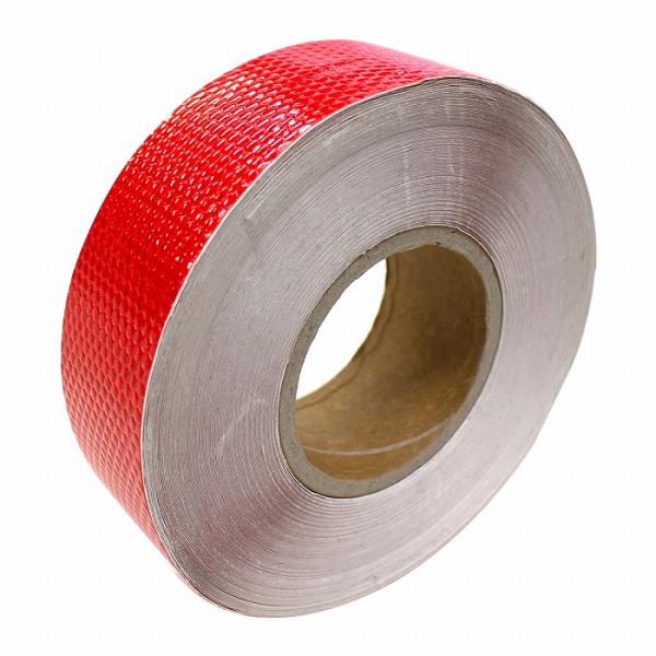 売れ筋】 ダイヤテックス 再帰反射テープ 白 赤 RF-30-WR 50mm 10巻set