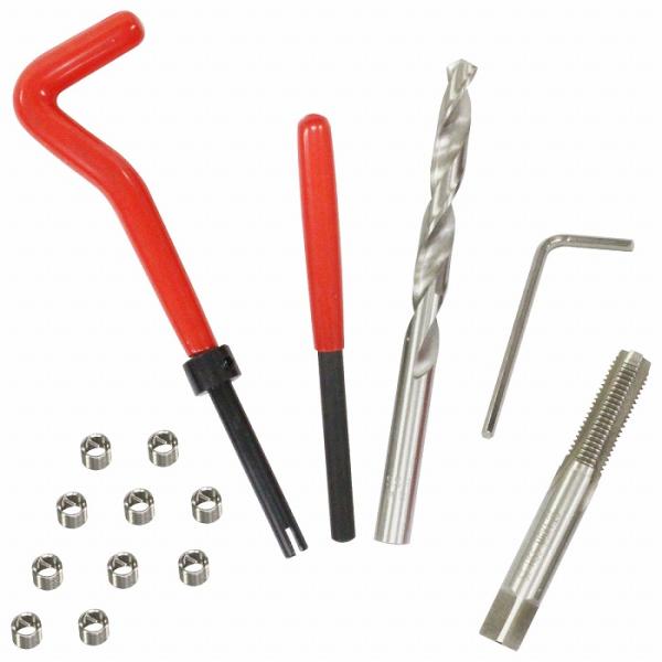 M8×P1.25』リコイルキット ネジ 山 修正 ドリル付き めねじ 再生 ねじ