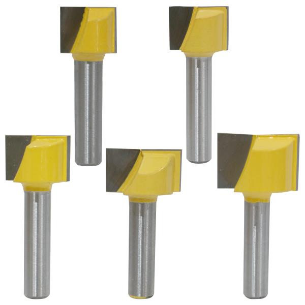 トリマー ルーター ビット 軸 シャンク 8mm 5本 セット 超硬