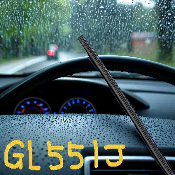 スバル BRZ ZD8 SUBARU BRZ / シフト フロントグラファイトワイパーラバー 運転席側 GL551J 8.6mm幅550mm用 1本