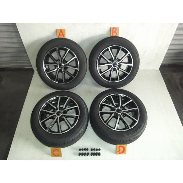 15インチ ブラックホイール 新車外しトヨタ　アクア用新品近い4本 ☆トヨタ 新型アクア 純正アルミホイール 15インチ 4本セット