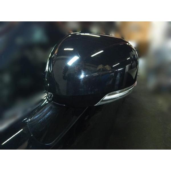 クラウン DBA-GRS200 左ドアミラー カラー番号202 ブラック 純正品番