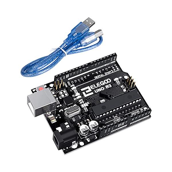 他サイト： ELEGOO Arduino用UNO R3コントロールボード USBケーブルの商品画像