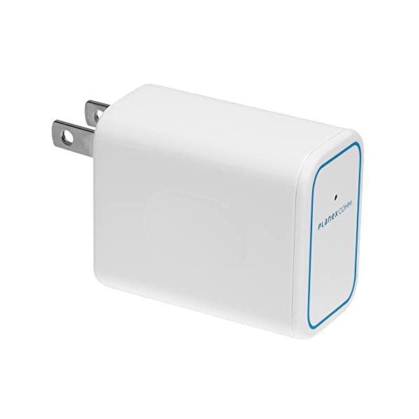 他サイト： プラネックス ホテルでWiFi コンセント直挿型 無線LANルーター single band ホテル用 11n/g/b 300Mbps ちびファの商品画像