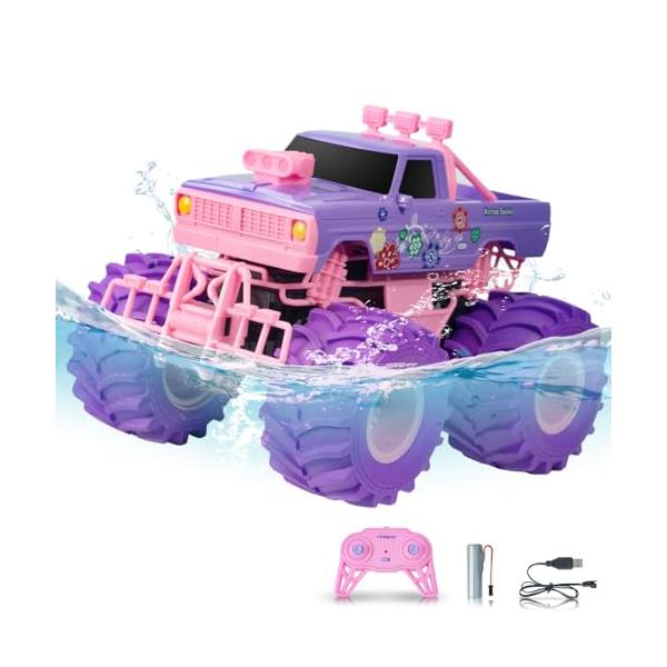 ピンク/-/OX19・Color:ピンク・1/16ハイスペックの水陸両用ラジコンカーCarox 水陸両用ラジコンカーは内蔵のハイパワーモーターとリチウム3.7V 1500mAh/1本充電式バッテリーの組み合わせでハイスピードで力強い走行を実...