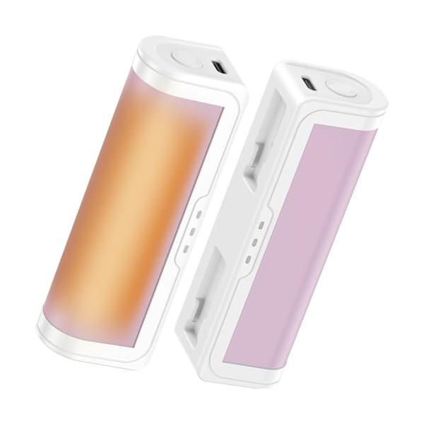 ピンク/Small/CSW10B-P・Color:ピンク・分離式デザイン式・ペアでワンセット分離式な充電式カイロは実現した！一つは手を暖めながら、もう一つは他のデバイスを充電することもできる。また、外出時に左右の手を別々に暖められるほか、片...