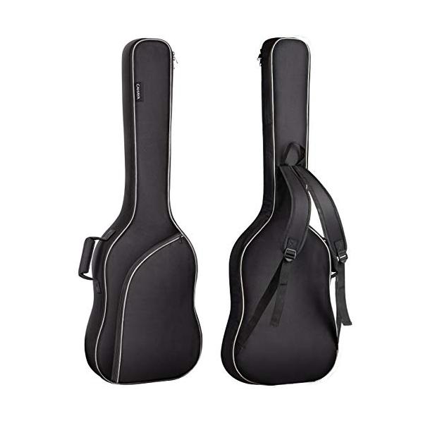 モダンブラック/-/CY0202-2・Color:ブラック・パッケージ個数:1・内寸全長： 124 x 40 x 6 cm、ボディ部上：34.8cm、ボディ部下：39.8cm、ボディ厚さ：8mmです。109cmとフルサイズ117cmのエレキ...