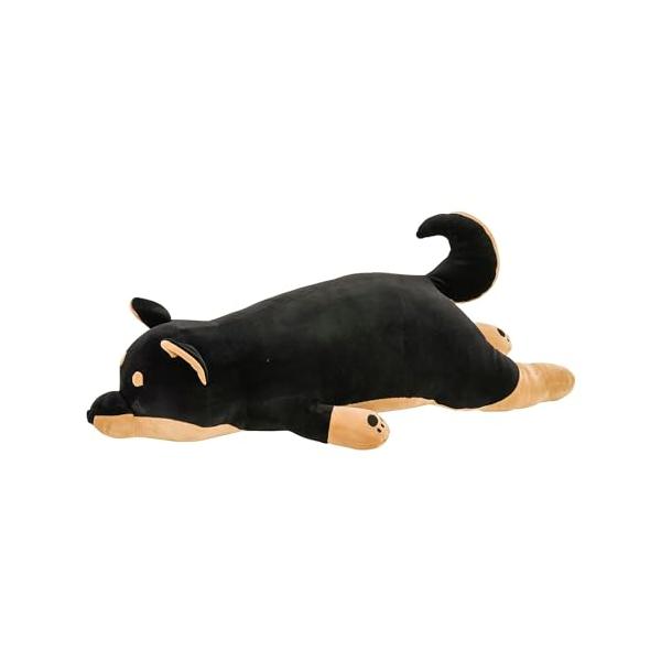 他サイト： LIV HEART 抱き枕 プレミアムねむねむアニマルズ 黒柴のコテツ Lサイズ(全長約73cm) ふわふわ もちもち ぬいぐるみ だきまくらの商品画像
