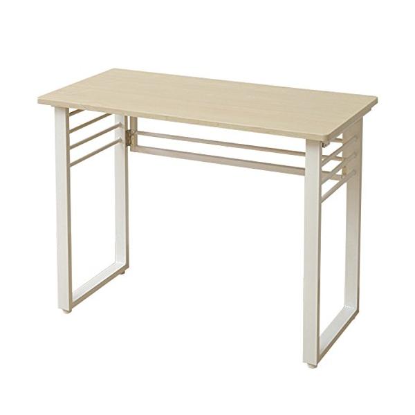 折りたたみテーブルホワイト/幅90×奥行45×高さ70cm/HPST-9045(NM/IV)・PatternName:デスク(アイボリー)・パッケージ個数:1・本体サイズ:幅90×奥行45×高さ70cm・本体重量:10.5kg・材質:天板=...