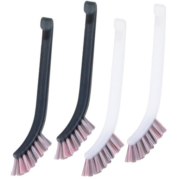 ・ピンク サイズ:約11×1×8cm ・・PatternName:ペンシルブラシ・サイズ:ブラシ白/約11×1×8cm、ブラシ黒/約11×1×8cm・材質:柄/PP、毛/PBT・生産国:日本・耐熱温度:約100度・セット内容:ブラシ白2本、...