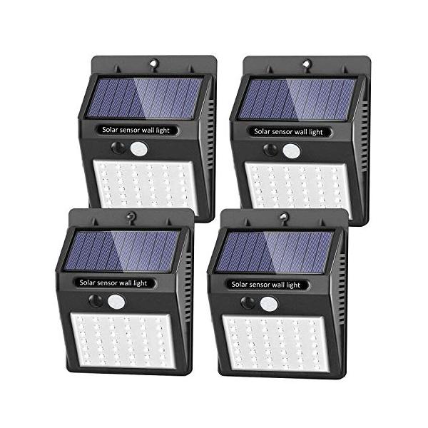 壁掛けホワイト/2200MAH電池付き/TBD-01・2200mAh電池内蔵・連続照明10時間2022最新改良版センサーライト、高輝度42LEDライトを備え、照明時間/明るさはLED数量と関係せず、2200mAh電池内蔵、従来品より明るくな...