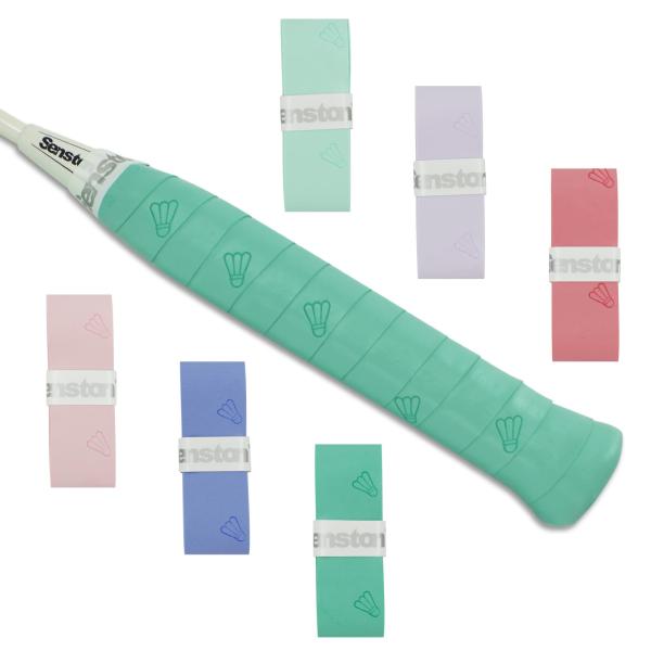 styleA・・Style:styleA・マテリアル：PUレザー、優れた耐摩耗性，バドミントンのボールの絵柄、かわいいデザイン・優れた滑り止め設計：れた汗吸収、効果的な滑り止め、クラブグリップの寿命を保護および延長・あなたは：6つの異なる色...