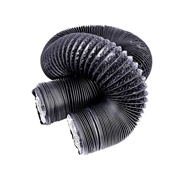 黒/2.5m-100mm/-・Size:2.5m-100mm・パッケージ個数:1・?ダクトホースサイズ：Φ100mm-2.5m、材質: PVC+PET+アルミ箔＋鋼線、使用温度範囲：-30℃-150℃、おすすめ長期使用温度範囲：-10℃-1...