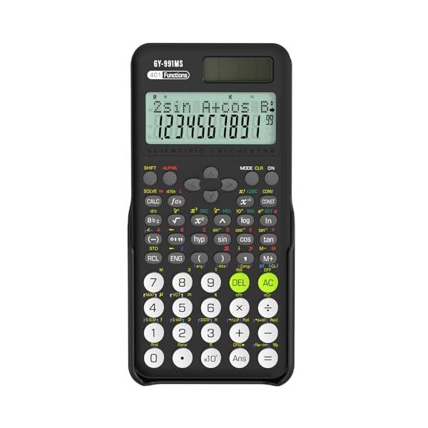 NEWYES 関数電卓 401関数・機能 微分積分・統計計算・数学自然表示 2行