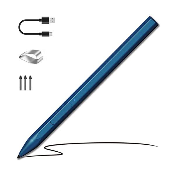 ブルー/Uタイプ/5 Lan・Size:UタイプColor:ブルー・パッケージ個数:1・パッケージ内容：重量0.039kg、タッチペン、用ペン先3本、ペン先器、充電ケーブル、取扱説明書を同梱。対応機種：このスタイラスペンは、Microsof...