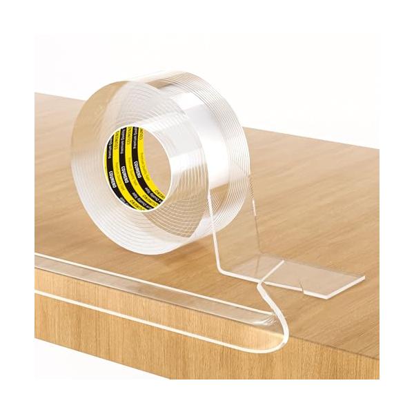 他サイト： COUMENO 透明コーナー保護、家具コーナー保護対策家具保護テープ家庭用保育園幼稚園教室安全対策長さ3m、幅20mm、厚さ2mmの商品画像