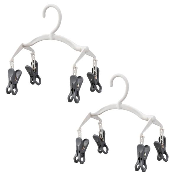 他サイト： ダイヤ (Daiya) ハンガー フランドリー FLaundry しっかりズボンハンガー 洗濯物干し 洗濯ハンガー ウエスト部分を広げて干して洗の商品画像