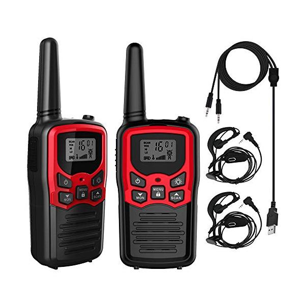 2台セットレッド/レッド/-・Color:2台セットレッド・パッケージ個数:1・LCDディスプレイ: LCDバックライトディスプレイが便利に使います。内蔵されたLEDトーチは2種類のフラッシュとして、緊急時にSOSライトを構成することができ...