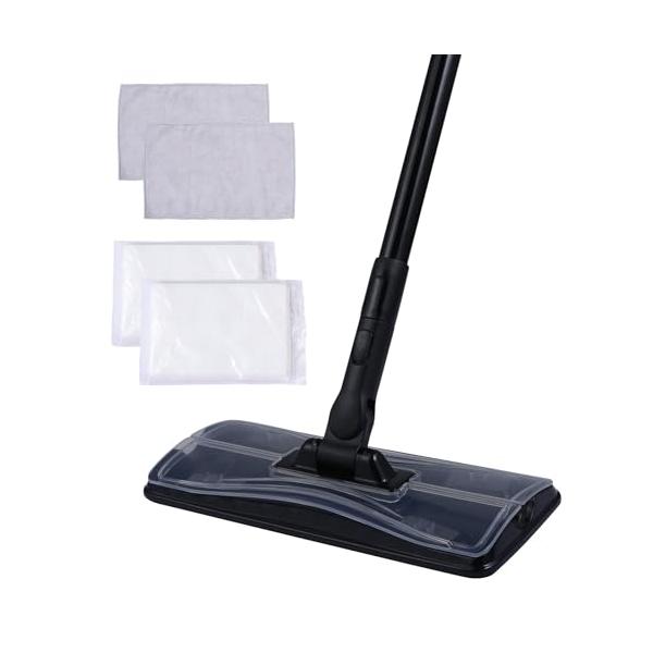 ブラック/1/FWS-16-BLACK・パッケージ個数:1・フロアワイパー基本情報：フロアワイパー本体サイズ:約25.0×11.0×120.0cm（延長ポール付き）　フロアワイパー重量：約410g。フロアワイパー カラー：ブラック。・フロア...