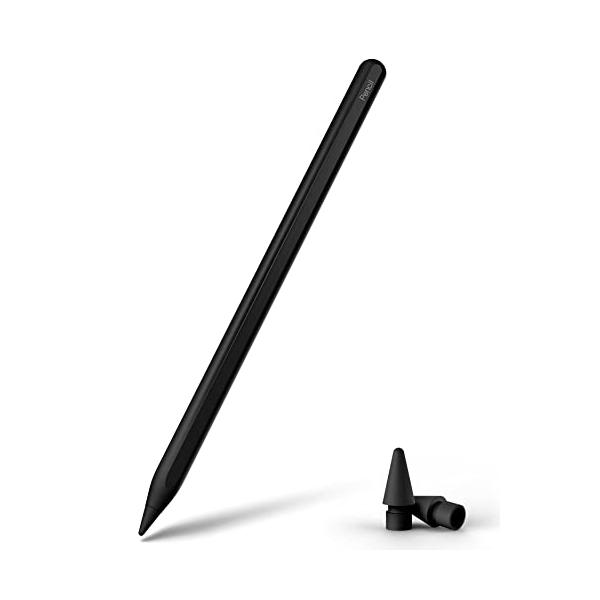 ブラック（磁吸開機タイプ）/-/PEN2・Color:ブラック（磁吸開機タイプ）・★高級感溢れる質感&amp;使いやすいSTOUCHIスタイラスペンの外部はマット仕上げで、持ちやすくて、環境に優しいプラスチック素材を採用し、細部までにこだわ...