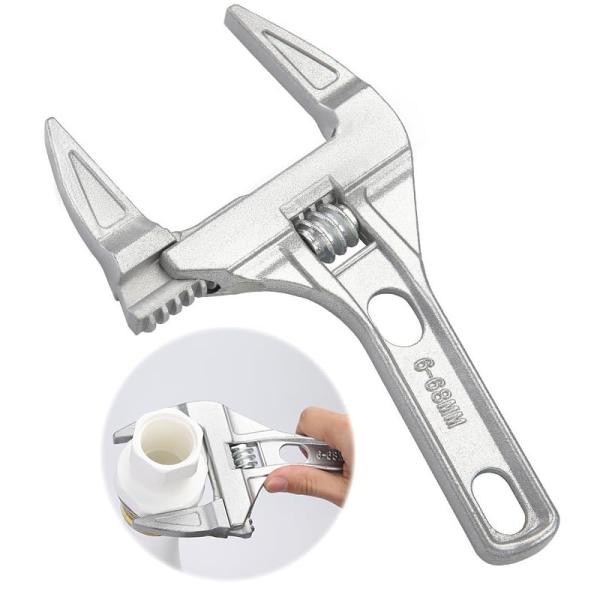 モンキーレンチ ワイド たて型 水栓レンチ 大開口 トップワイド