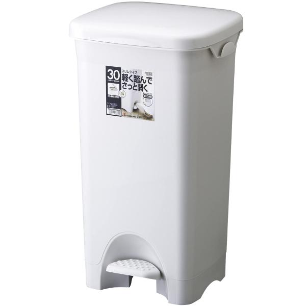 他サイト： リス ゴミ箱 H&amp;H 30PS ペダルペール ポリ袋フック付 グレー 30L 日本製の商品画像