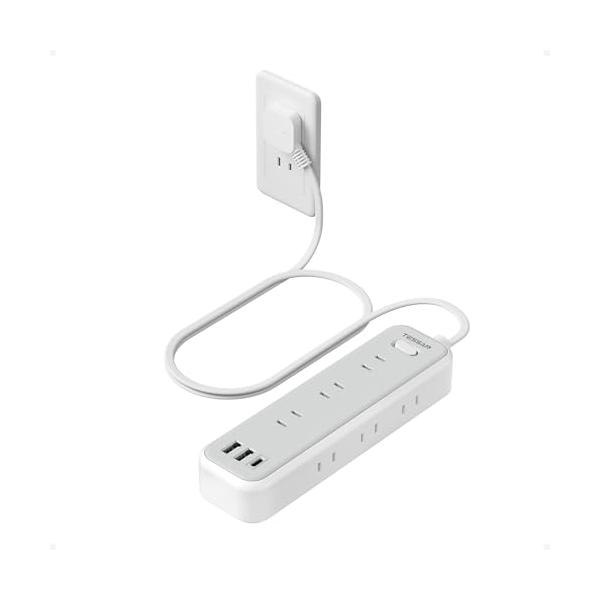 薄型プラググレー/1m/TS-709-C・Size:1mStyle:薄型プラグ・「一台12役・電源タップ」：これはAC差込口9個口とUSBポート3口が一体となったのUSBタップです。まとめて12台の機種が同時に充電で、コンセント不足が解決で...