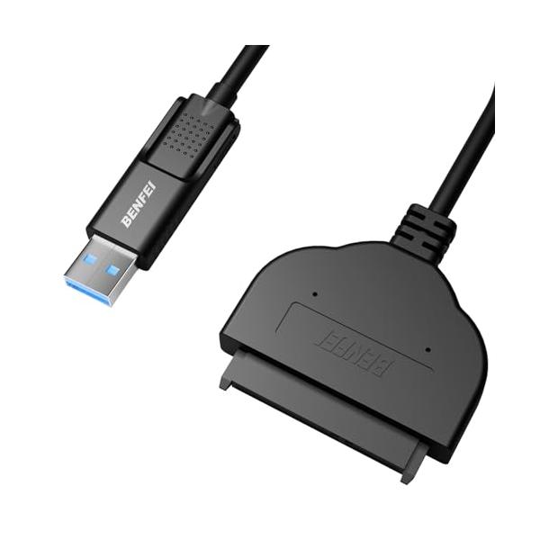 他サイト： BENFEI SATA USB 変換 ケーブル アダプタ 2in1 USB-C/USB 3.0 - SATA III 2.5 インチ SSD/Hの商品画像