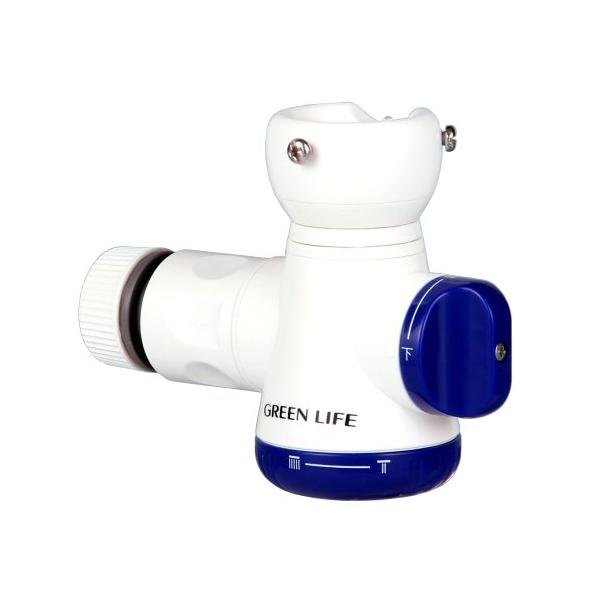 二又タイプ・ホワイト 幅13×奥行5.3×高さ9.8cm SJC-01・・Style:二又タイプPatternName:単品・??蛇口へホースを付けたまま、シャワーが使える蛇口へホースを繋いでいると、蛇口が使えず不便に感じたことはございませ...