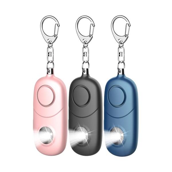 ブラック+ブルー+ピンク/-/-・Color:ブラック+ブルー+ピンク・130dBの大音量で緊急時即対応いざという時に最も重要なのは周囲への迅速な通知です。本製品は防犯ブザーとして、ピンを抜くだけで最大130dBの強力な警報音を発します。こ...