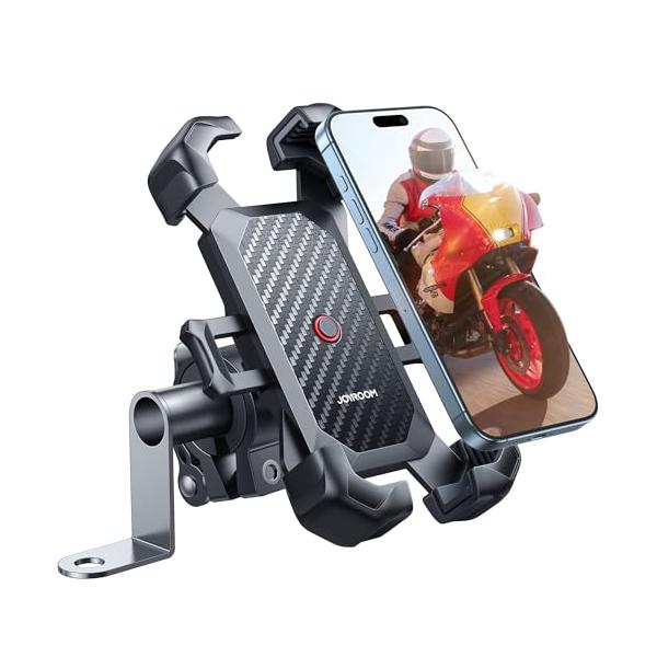 ブラック/-/-・Color:ブラック・???一台二役！手に入れたらもうけもの！1つのバイクスマホホルダーで、2通りの取り付け方！(1)ミラーに取り付け！バイクのハンドルスペースがなくても問題を解決！ハンドル周りが狭いバイクでも安心！どんな...