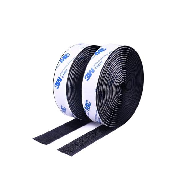 ブラック3M(幅20mm×長3m)/-/-・Color:ブラック3M(幅20mm×長3m)・強力なかみ合わせ力と繰り返し利用強力なかみ合わせ力を持って、積み下ろしを繰り返すことができます。また、様々な物体を接着するための超強力両面テープも備...