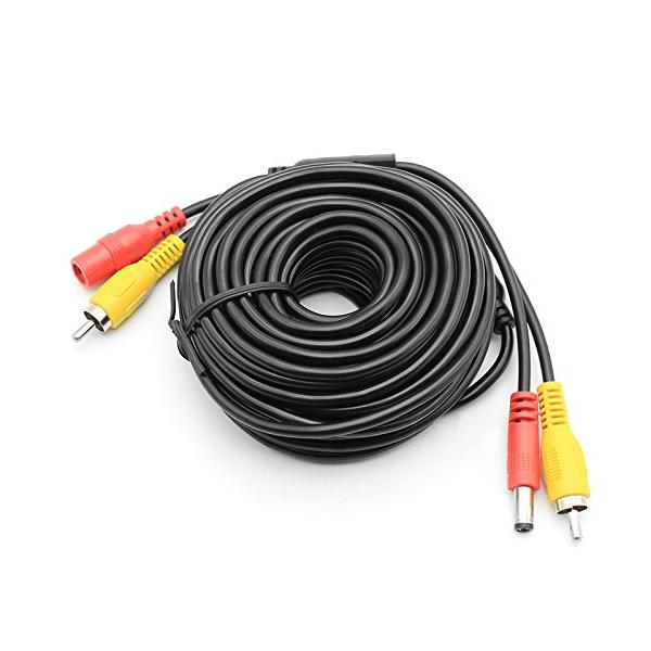 FOCUSMART 映像用＋電源一体20m延長ケーブル 車載カメラやモニターの