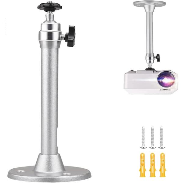 ・  LKJ21・セット内容：プロジェクタハンガー＊1、ネジ＊3、コロイド＊3、（図示による簡単な取り付け操作）。・耐久性：このプロジェクタスタンドは主に良質なアルミニウム合金で作られており、超耐久性と耐摩耗性があります。・堅牢で安全：この...