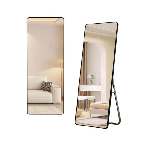 カジュアルブラック/長さ146 x 幅34 cm/ED-1202047-2587・Color:ブラックSize:長さ146 x 幅34 cm・素材ガラス、アルミ合金、PVC、サイズ146*34cm・多機能設計スタンド式および壁掛けの両用がな...