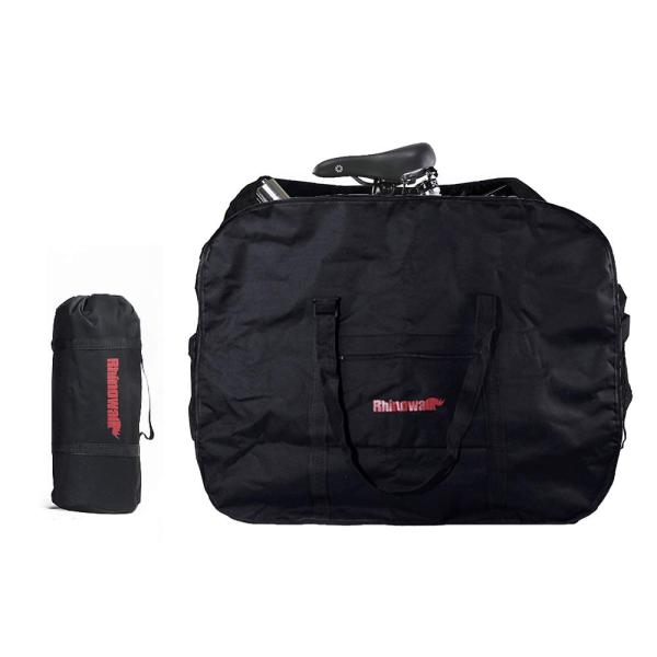 他サイト： 折りたたみ自転車 収納 バッグ 輪行バッグ １６?２０インチ対応 専用ケース付き 輪行袋 サイクリング ツーリング 持ち運び 便利(ブラック)の商品画像