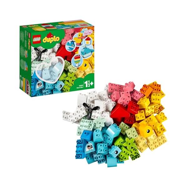 09 アイデアボックス(ハート)マルチカラー/-/10909・Style:09 アイデアボックス(ハート)・パッケージ個数:1・お子さまは、カラフルなレゴデュプロのブロックに夢中になります。組み立てられる楽しいモデルは15種類。もちろん、自...