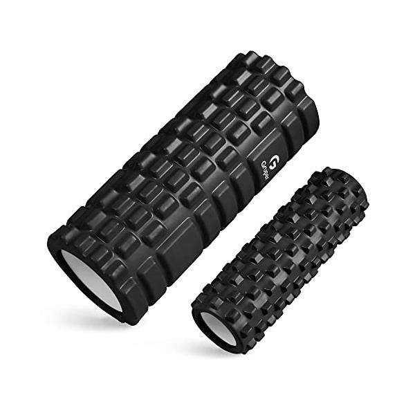 ブラック/-/Y1・Color:ブラック・?ご注意：商品がアップグレードされたため、実物の色は画像にご参照ください。表記の色は無視してください。全身に対応：お得な大・小2個セット大きいフォームローラー：長さ33cm×直径14cm 小さいフォ...