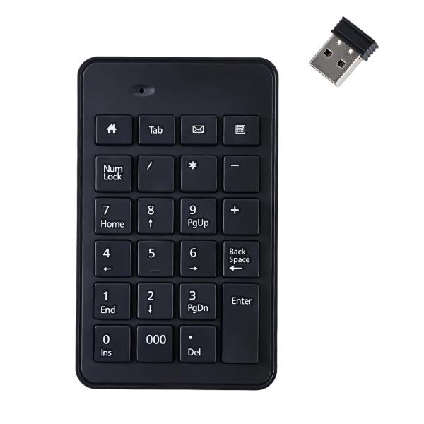 ・テンキー2.4GHz  ・2.4GHzワイヤレス通信遅延ゼロ 先進の2.4Gワイヤレステクノロジーを採用し、受信機を挿入するだけで直ちに接続され、煩雑なドライバーのインストールは必要ありません。オフィスワークやゲームをしても遅延のない入力...