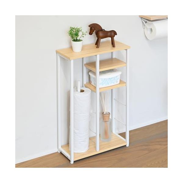 【特価商品】山善(YAMAZEN) トイレラックトイレットペーパー 収納 スリム 山善(YAMAZEN) トイレラックトイレットペーパー 収納 スリム 棚 ラック