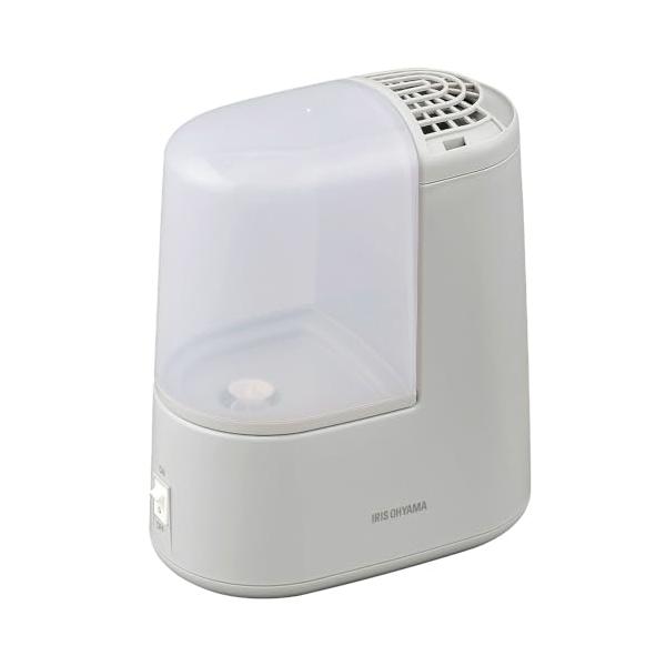 2023年モデルミストグレー/加湿量120ml/AHM-H12B-H・Color:ミストグレーSize:加湿量120ml・パッケージ個数:1・コンパクト×清潔加湿。アロマ対応のスチーム式加湿器です。・◆室内の湿度を最適にコントロール。空気中...