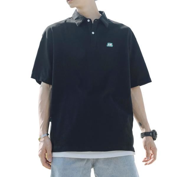 新品　NBB WEEKEND 定番ポロ サイズ2  ポロシャツ　黒　半袖　速乾 新品 NBB WEEKEND 定番ポロ サイズ2 ポロシャツ 黒 半袖 速乾