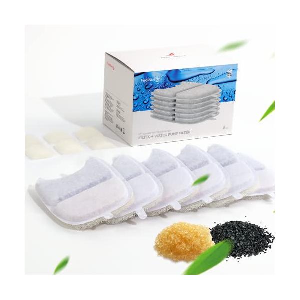 白/-/YPD-C004LX・MaterialType:6組みフィルター・パッケージ個数:1・対応噴水猫用噴水フィルターはFEELNEEDY猫用噴水YPD-C004P、YPD-C004PB、YPD-C004Sと互換性があります。・頻度 2〜...