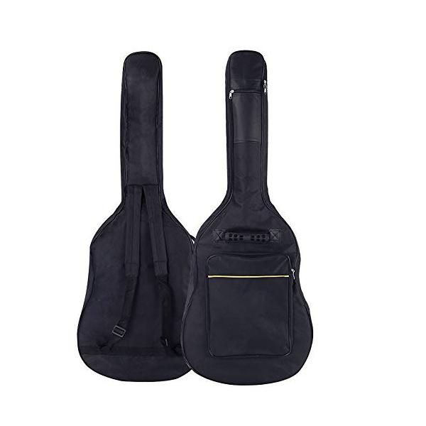 ブラック/-/-・パッケージ個数:1・各種スペックギター ハードケース縦107CM×横43CM×厚み14cm、重さ700g。41/40/39/38インチのエレキギターに最適・上質な素材このギターケースは600D防水のオックスフォードクロスを...