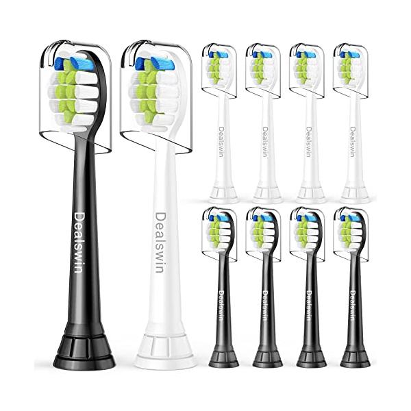 他サイト： 10本入りDealswin フィリップス ソニッケアー 電動歯ブラシ 用の 替えブラシ 家庭用ブラシヘッド 歯垢除去 ダイヤモンドクリーン イーの商品画像