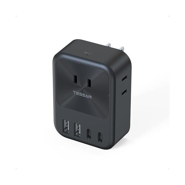 ブラック/3AC+2USB-C+2USB-A/TS-726-2C・Size:3AC+2USB-C+2USB-AColor:ブラック・3AC+2USB-A+2USB-C従来の伝統的なこんせんと たっぷと違って、type-cポート及びtype-...